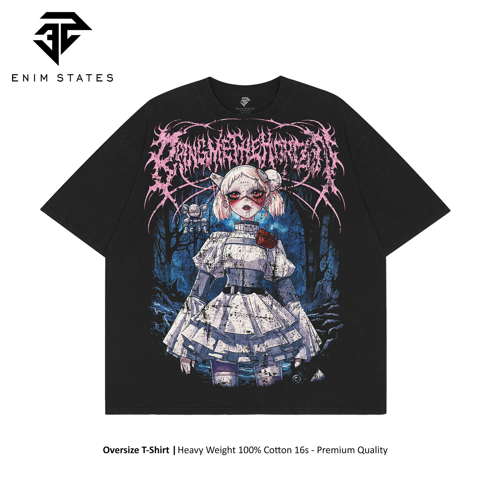 Tshirt Oversize Bootleg BMTH - Pretty Doll